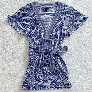 BCBG women’s size XS wrap top